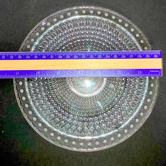 Mikasa Walther Crystal Germany 4 Salad Plates Symphony Pattern Original Box VTG - Picture 5 of 6